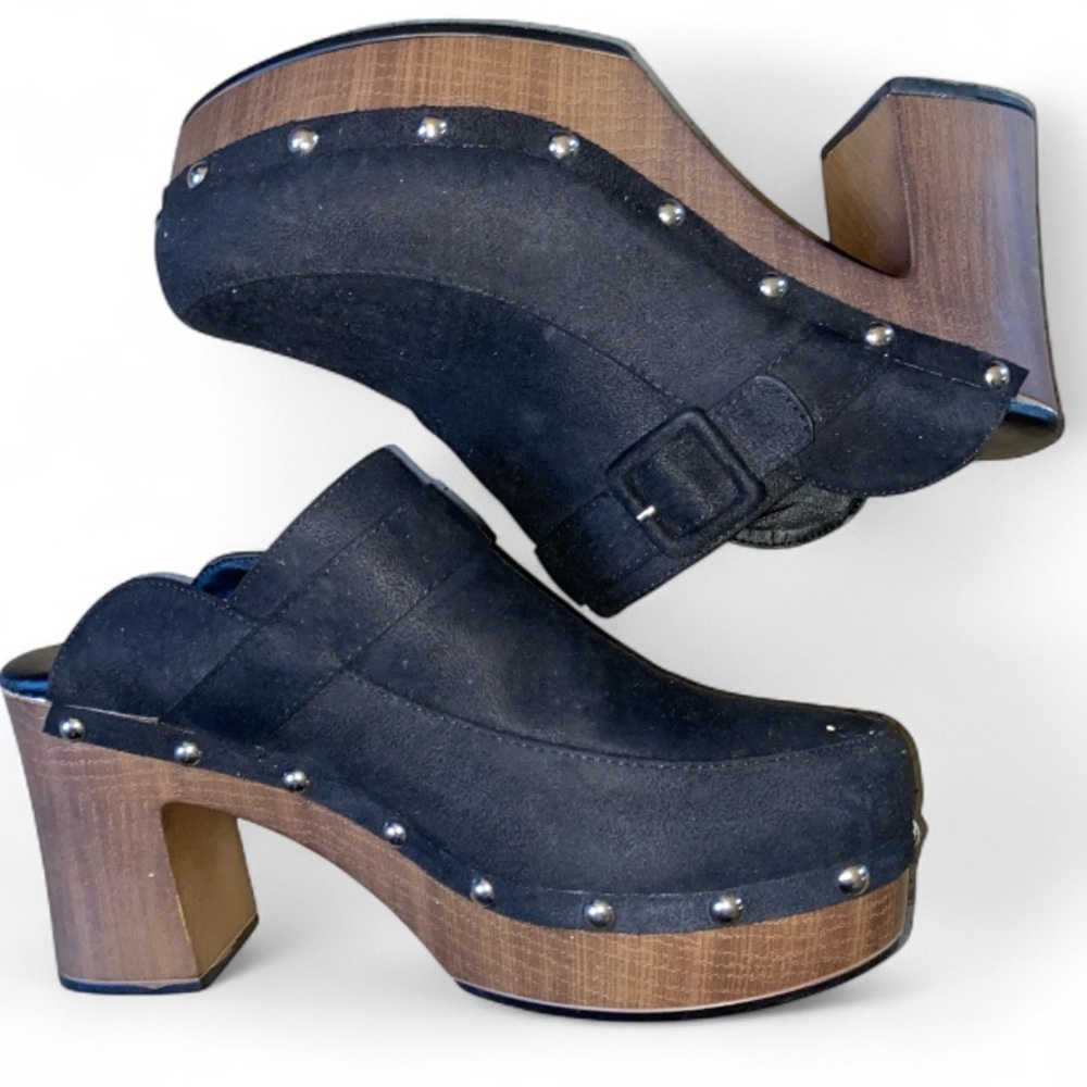 ⭐️ 3/&15 • Sugar • Brownies • Studded • Slip-on • Platform • Clogs